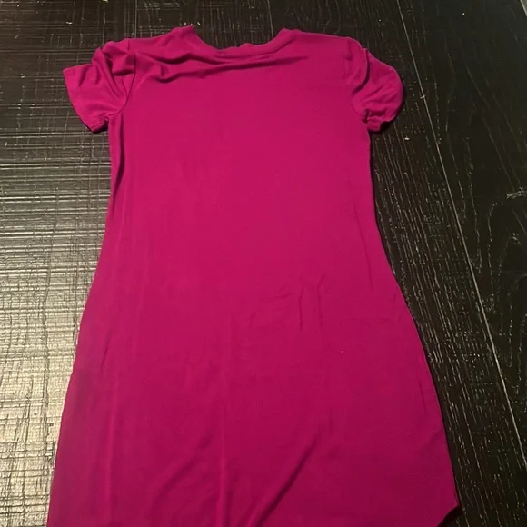 Super cute small  purple tight, t-shirt dress from forever 21 EUC - Picture 3 of 3